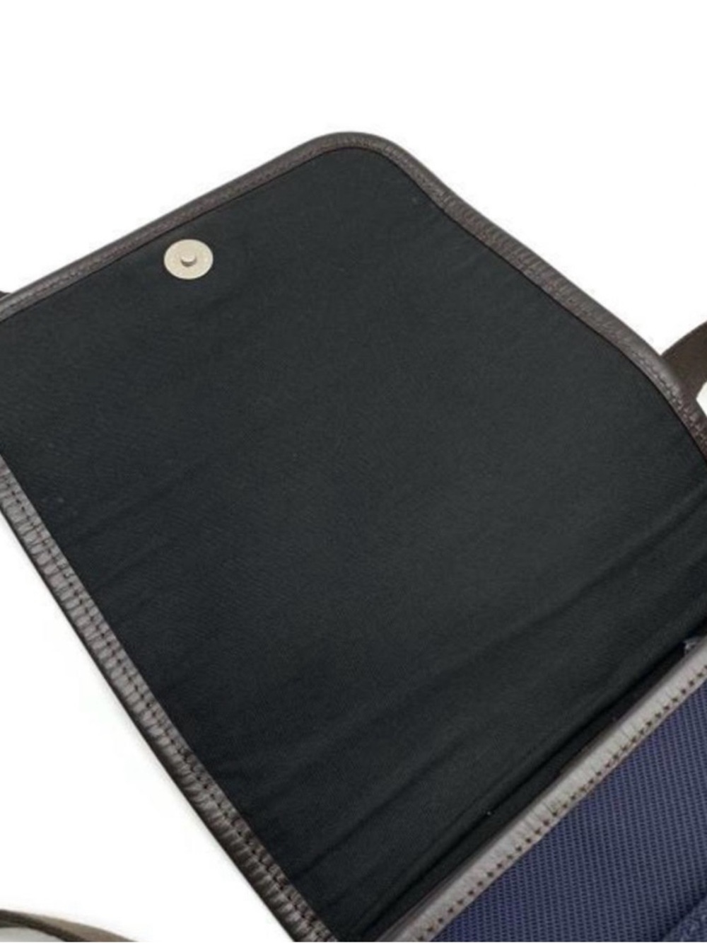 Burberry Navy and Brown Men's Messenger Bag Black Label Japan - Picture 4 of 7